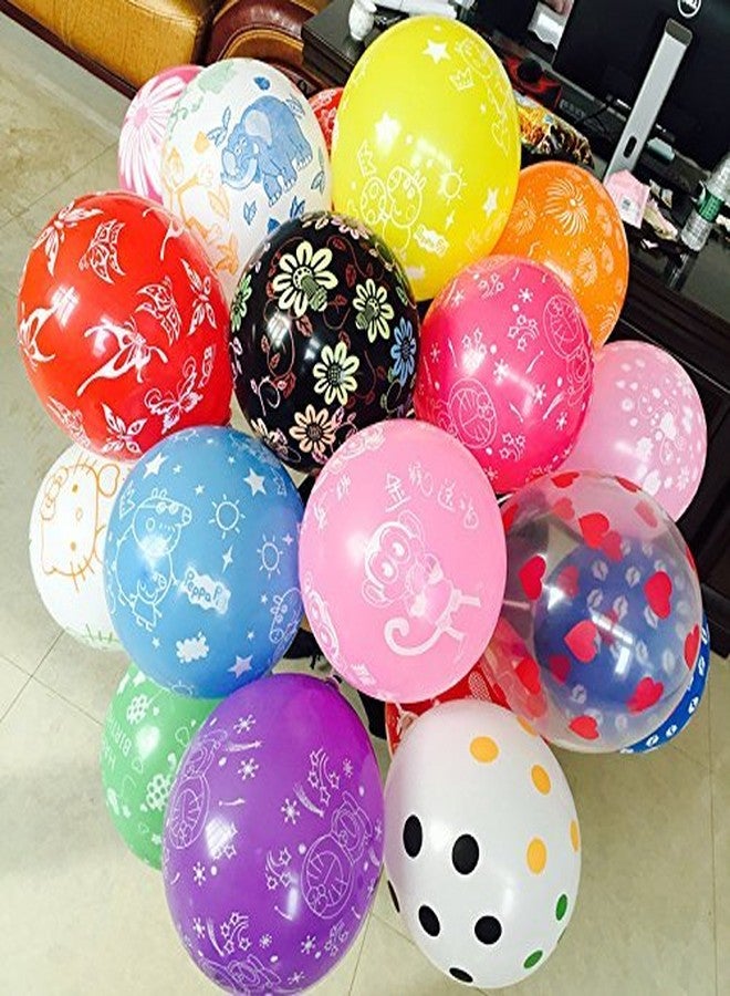 3A Featuretail Assorted Printed Toy Balloons (Pack of 50) for Birthday Party Decoration - Image 1